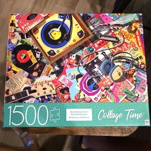 1500 Piece Puzzle  - Music Collage Time